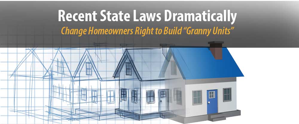 Changes in law impact homwowners ability to build
